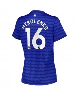 Ženske Nogometnih dresov Everton Vitaliy Mykolenko #16 Domači 2025-26 Kratki rokavi